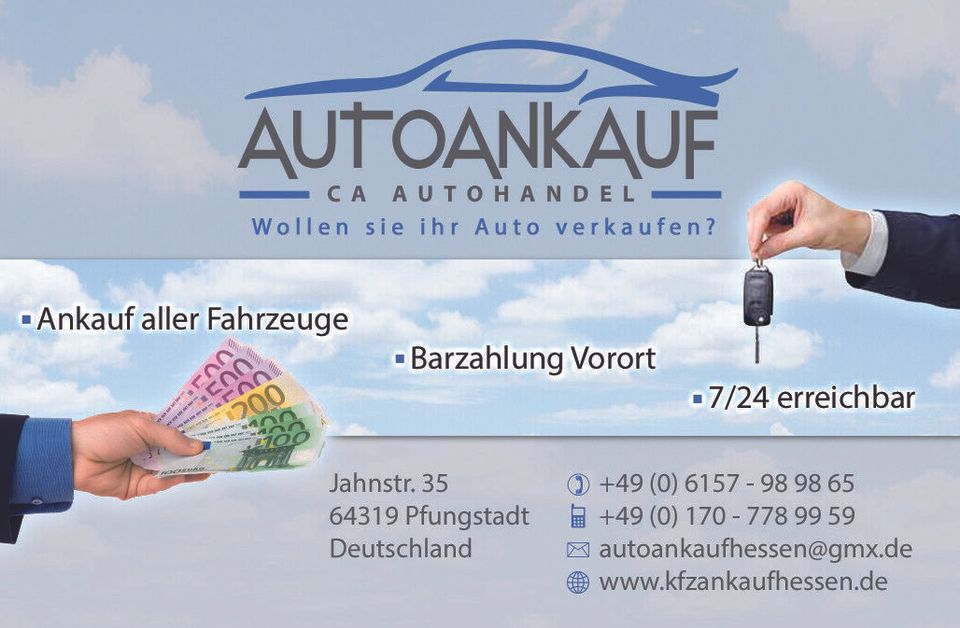 KFZ Ankauf PKW Ankauf Autoankauf Aller Art von A-Z alles Anbiete in Pfungstadt