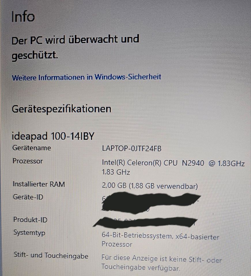 LENOVO  Ideapad 100 in Augsburg