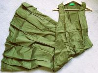 grünes langes Baumwollkleid von United Colors of Benetton Gr. S Bonn - Endenich Vorschau