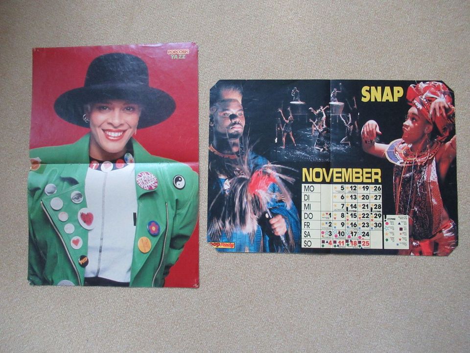 George Michael - Poster / kleine Bilder etc. aus BRAVO ua. 1989 + in Leipzig