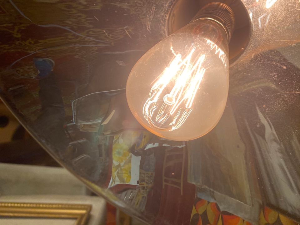 Tischlampe Arztlampe industrial 50er Jahre restauriert in Telgte