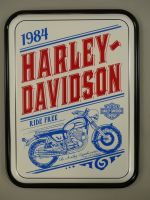 Harley Davidson  Blechschild / Eisenschild * Neuware im Retrolook Niedersachsen - Papenburg Vorschau