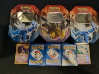 Pokemon Karten mit 3 Tin-Boxen Bayern - Mintraching Vorschau