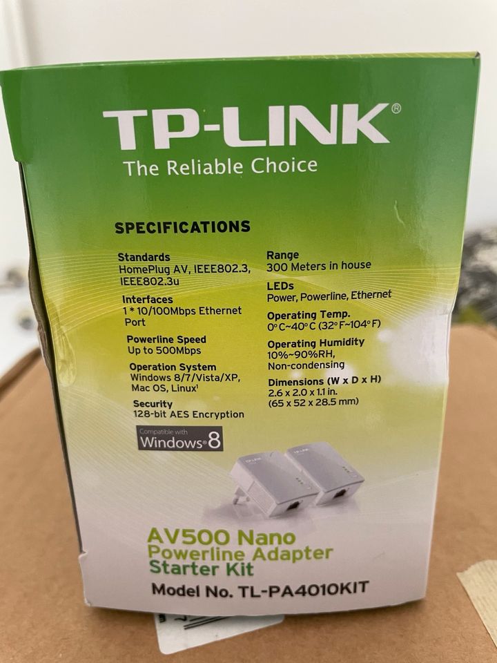 TP-Link AV500 Nano Powerline Adapter in Hespe