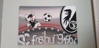 Leinwand Bild SC Freiburg Füchsle Handarbeit beleuchtet Baden-Württemberg - Merdingen Vorschau