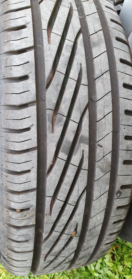 Sommerreifen auf Felge 205/55R16 91H Uniroyal Rain Sport5 wie neu in Stephanskirchen