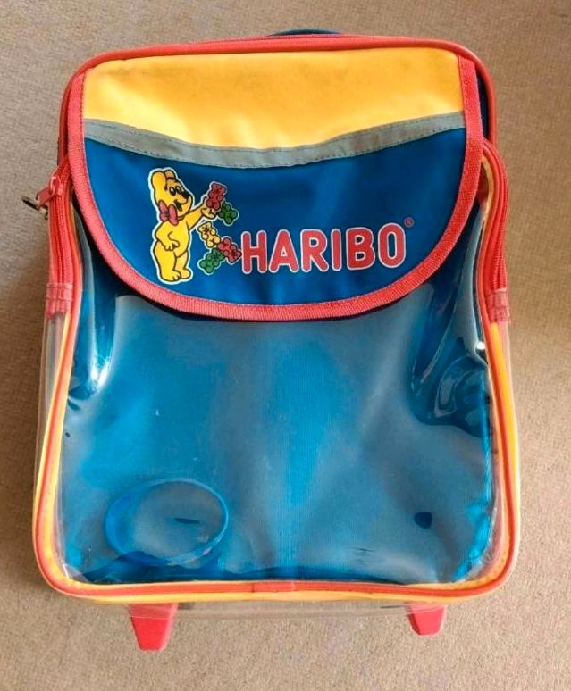 Haribo Kindertrolley, Anhänger, Halstuch, Kartenspiel, Armbänder in Bonn