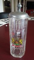 Bierkrug Glaskrug mit Zinndeckel in sehr gutem Zustand Baden-Württemberg - Ilshofen Vorschau