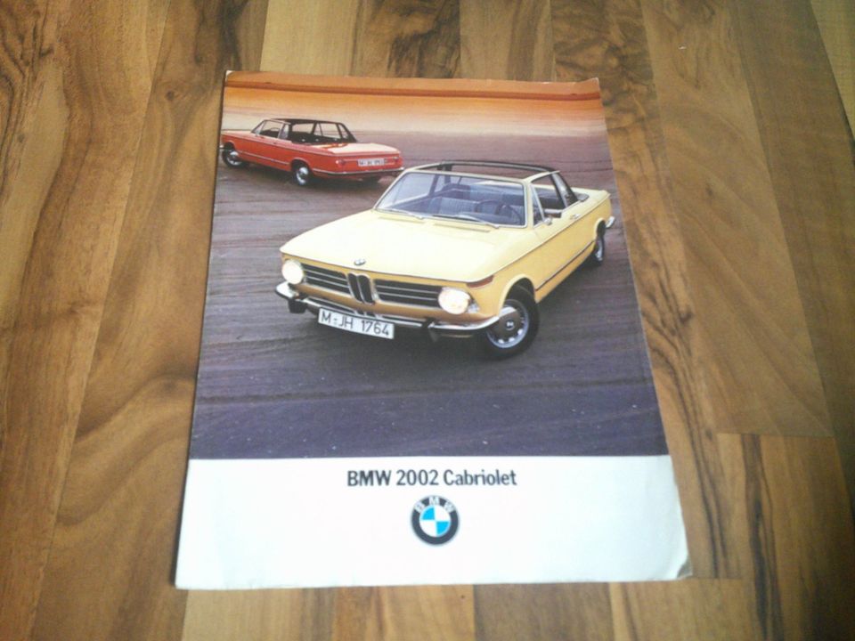 BMW 2002 Cabrio Prospekt von 3/1973 und sehr selten!! in Göttingen