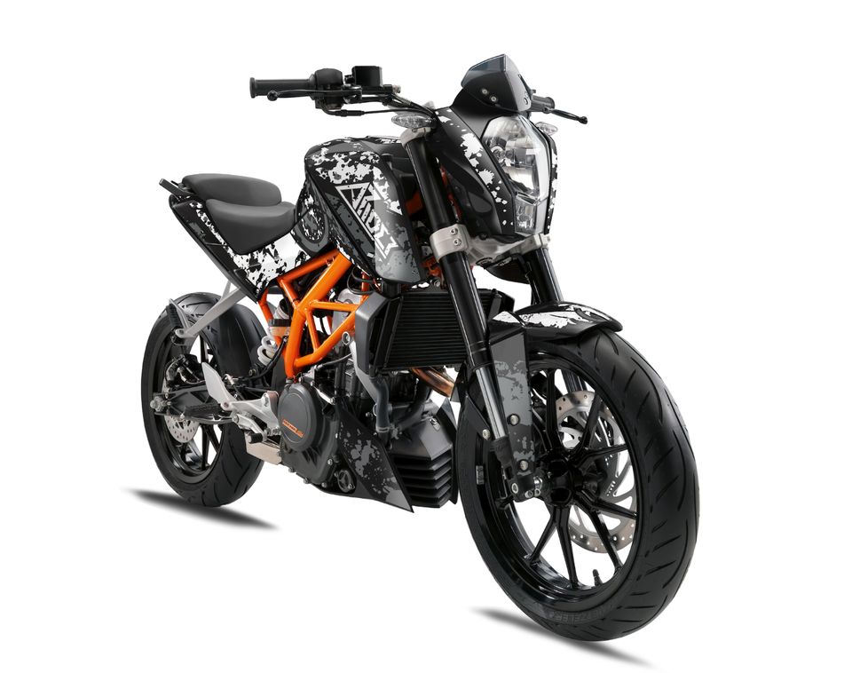 Dekor passend für KTM Duke 125 / 390 - arider.de in Rimpar