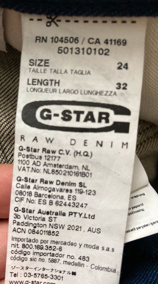 G-Star RAW Damenjeans Jeans Neu W 24 L 32 in München