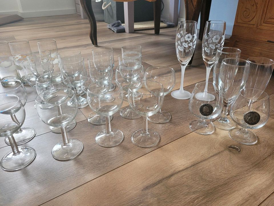 Gläser Weinglas Wasserglas Set sektglas bierglas in Velbert
