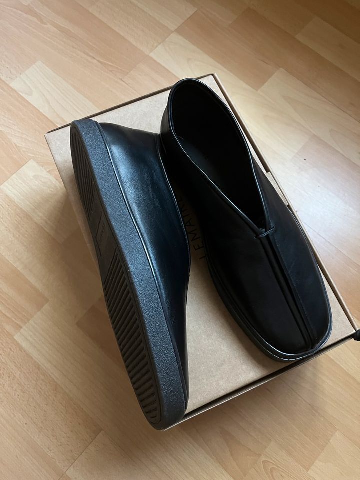 Lemaire Piped Sneaker / Loafer New Neu 42 Black in Hamburg