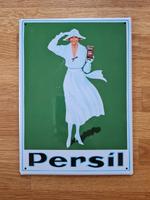 Persil Werbeschild 18 x 25  grün Blech Schild Bild Baden-Württemberg - Villingen-Schwenningen Vorschau