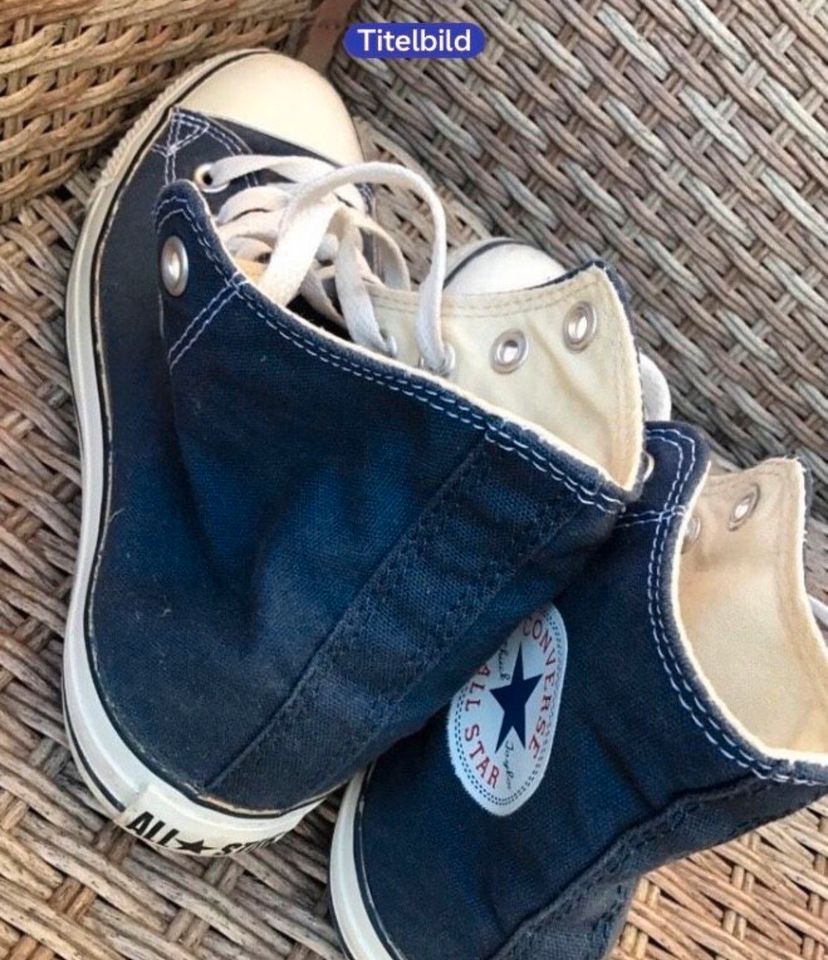 Chucks / Sneaker Converse All Star in blau, Gr 6 1/2, Gr 40 in Wilhelmshaven