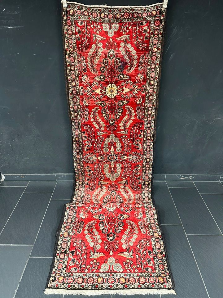 Handgeknüpfter Perser Orientteppich Läufer: Lilian 422x84cm in Wuppertal