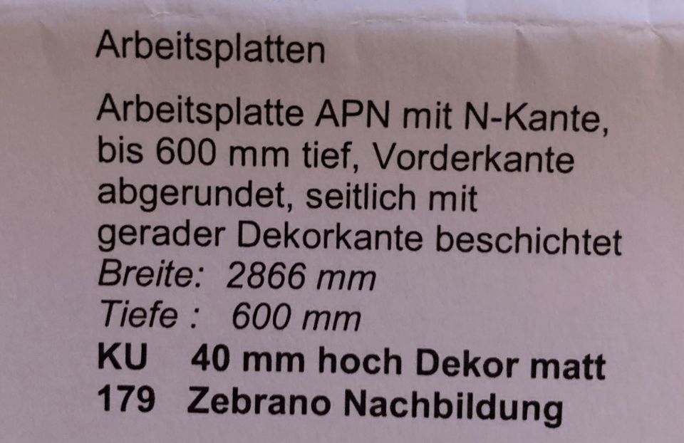 Nobilia Küche inkl. E-Einbaugeräte (ohne Kühlschrank) ab 09/2024 in Oberhausen