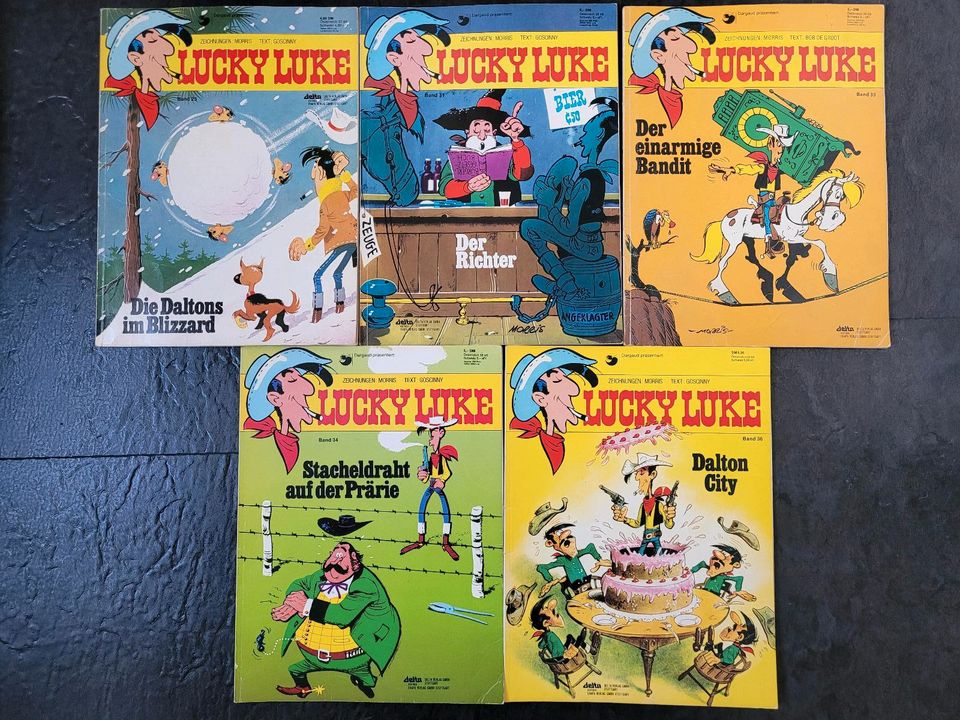 ☆ Lucky Luke Comics ☆ Band 25,31,33,34,36 ☆ in Hannover