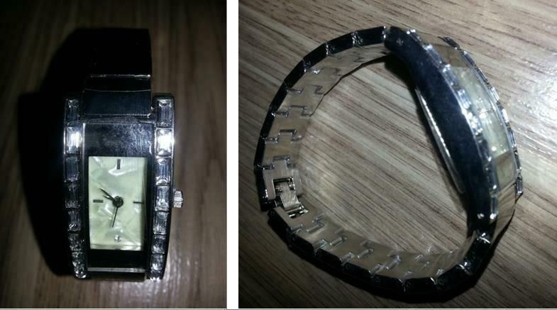 NEU* Uhr Damen MIT Batterie Armbanduhr Damenuhr grau Silber in Retzstadt