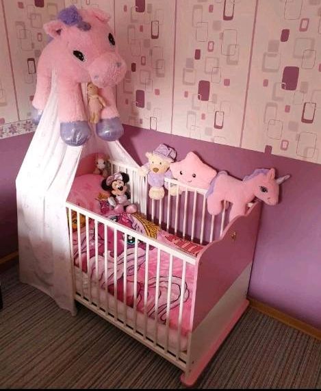 Prinzessin Kinderbett mit Kleiderschrank in Marienhafe