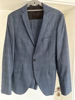 ASOS Anzug Jacket Hose blau Muster stretch modern fit Nordrhein-Westfalen - Löhne Vorschau
