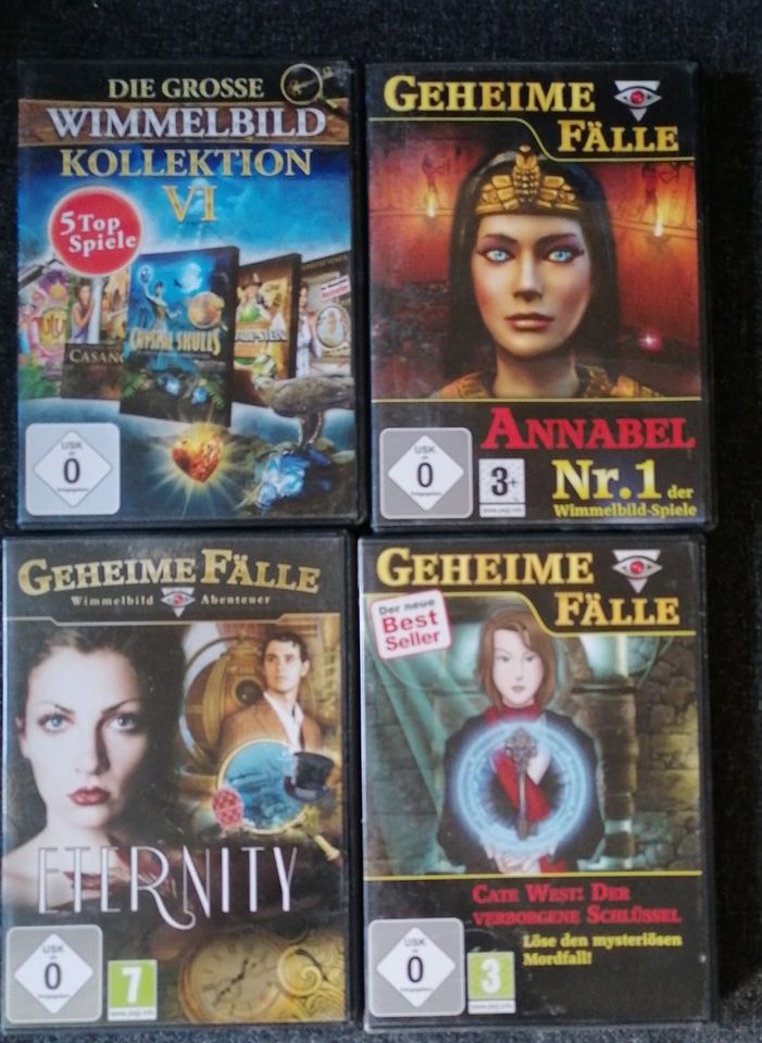 16 gut erhaltene Wimmelbildspiele - auch einzeln für 2,-€/Spiel in Blankenheim