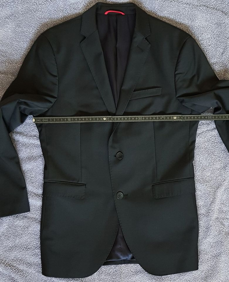 Herren / Jungen Anzugjacke „Paul“ (Breuninger), Gr. 46, schwarz in Idstein