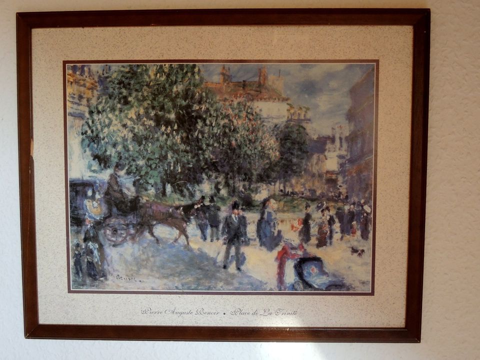 Bild Piere Auguste Renoir Place de la Trinité  Selten in Philippsthal (Werra)