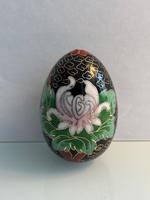 Cloisonné Ei China Floral Gold Rosa Emaille auf Messing Vintage Berlin - Charlottenburg Vorschau