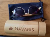 NAVARIS Sonnenbrille UV400 mit Etui aus Holz - Holzbrille Thüringen - Bad Sulza Vorschau