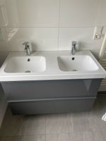 IKEA GODMORGON Waschtisch Grau Hochglanz 2 Waschbecken abgebaut Essen - Essen-Stadtwald Vorschau