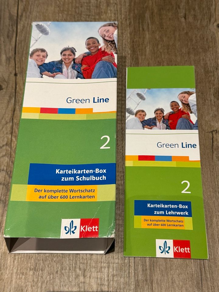 Green Line 2 Karteikarten Box englisch Vokabeln in Bielefeld