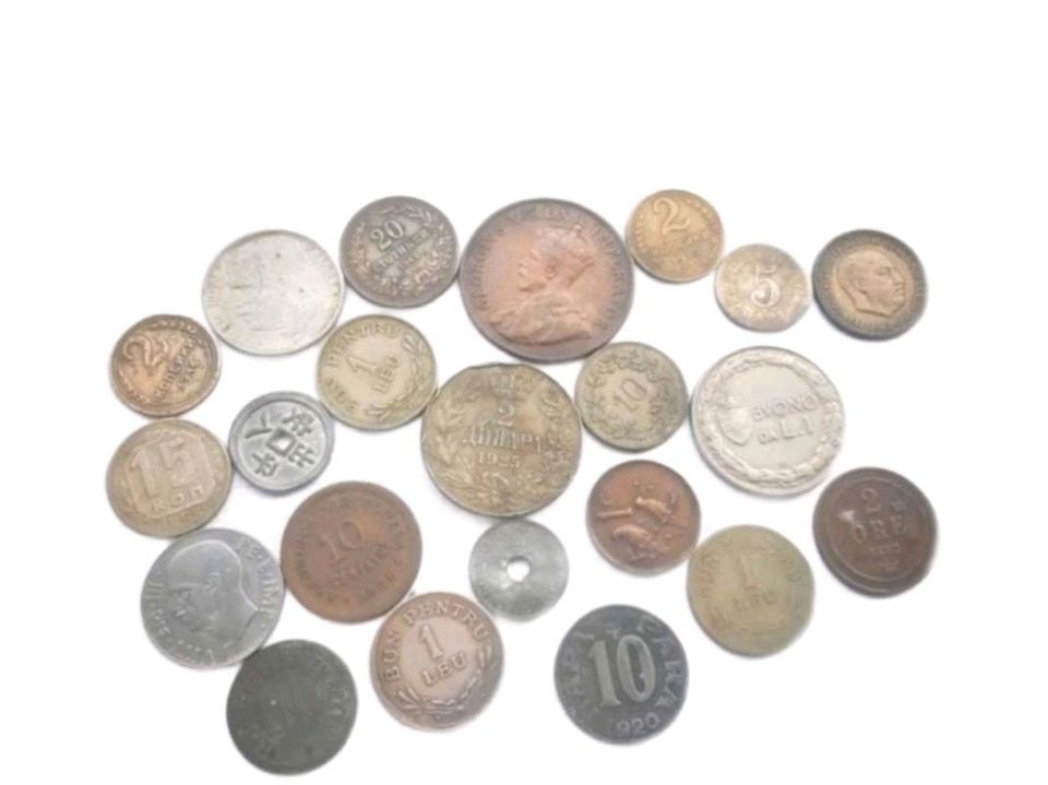 22 alte Münzen in Freilassing