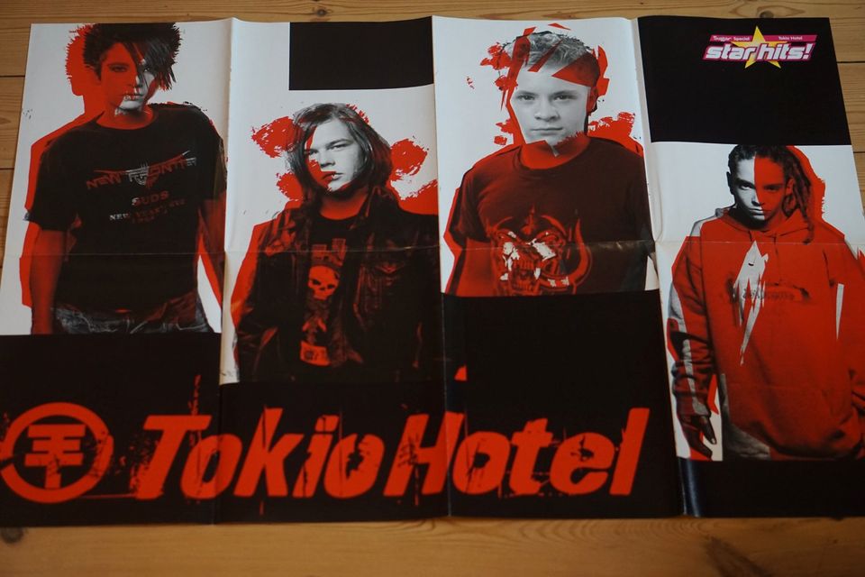 Tokio Hotel Bill Tom Kaulitz Gustav Georg Poster Plakat groß neu in Dortmund