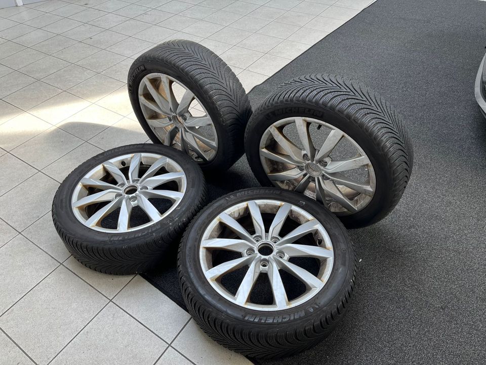 4X Winterkompletträder 17" LM VW Golf 7 mit 2X 6mm Profil Nr. 111 in Raesfeld