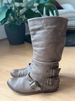 Echtes Leder Stiefel, 40, mit neuen Absätzen Niedersachsen - Burgwedel Vorschau