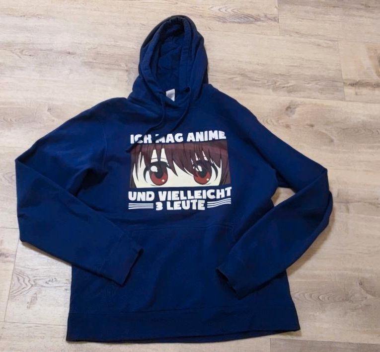 Mädchen Anime Hoody dunkelblau Gr. M/L top Zustand in Werl