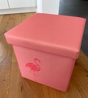 Aufbewahrungsbox Spielzeugkiste Flamingo rosa Hocker Baden-Württemberg - Efringen-Kirchen Vorschau