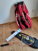 Badminton Schläger + Tasche + Umhängetasche + Shuttlecocks Bayern - Erlangen Vorschau