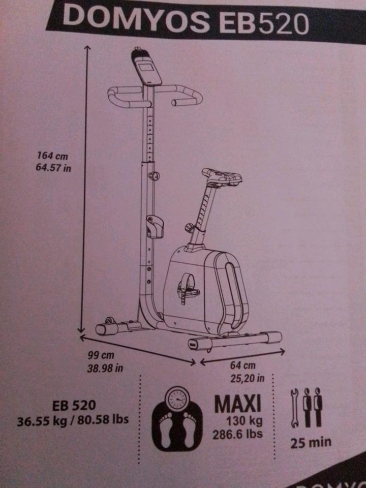 Hometrainer von Domyos EB520 in Gütersloh