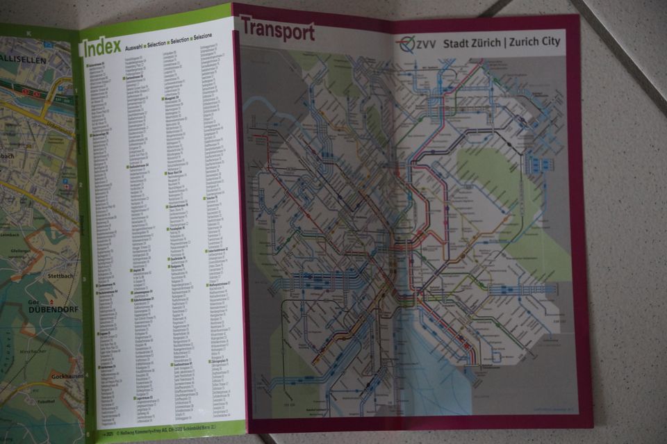 Stadtplan Zürich in Salzgitter