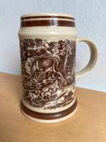 Bierkrug Steinware Bier Ridinger GDR DDR Sammlerstück Jagdmotiv Thüringen - Viernau Vorschau