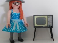 Fernseher Retro 50er Jahre Miniatur für Playmobil Puppenhaus Schleswig-Holstein - Geschendorf Vorschau