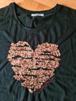 Dame  T shirt schwarz, gold herzoailetten gr S Baden-Württemberg - Wiesloch Vorschau