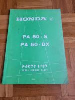 Honda PA 50-S/DX Ersatzteilkatalog/Parts List Saarbrücken-Dudweiler - Dudweiler Vorschau