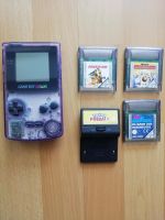 Gameboy Color, lila transparent+4 Spiele Bayern - Wemding Vorschau