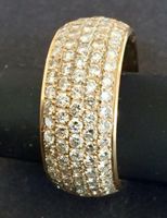 Brillant Ring 750 Gelbgold 4,12 ct VVS Memory-Ring 108 Brillanten Nordrhein-Westfalen - Geilenkirchen Vorschau