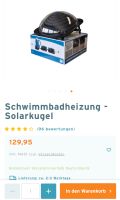 Schwimmbadheizung - Solarkugel Hessen - Lahnau Vorschau