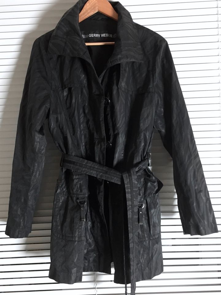 Trenchcoat Mantel lange Jacke 40 L anthrazit GERRY WEBER in München