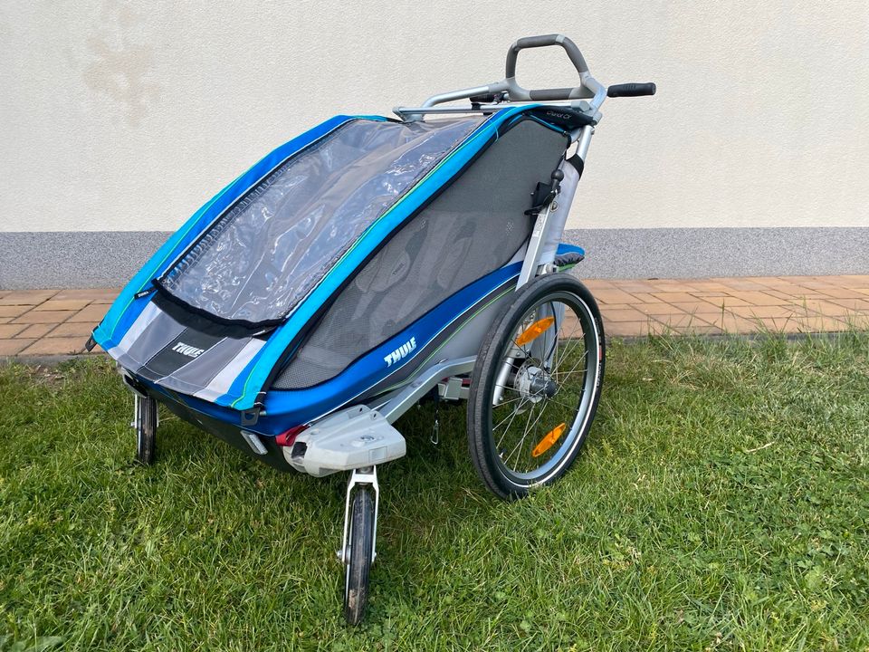 Thule Chariot CX 2+Cycle Fahrradanhänger in Pegau